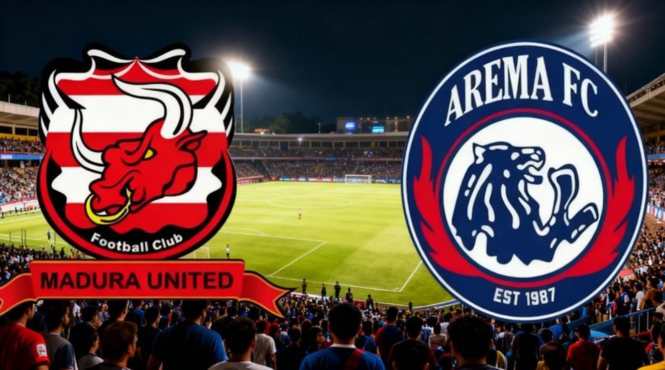 Hasil Madura United vs Arema FC Skor 2-2, Drama Empat Gol di Pamekasan!