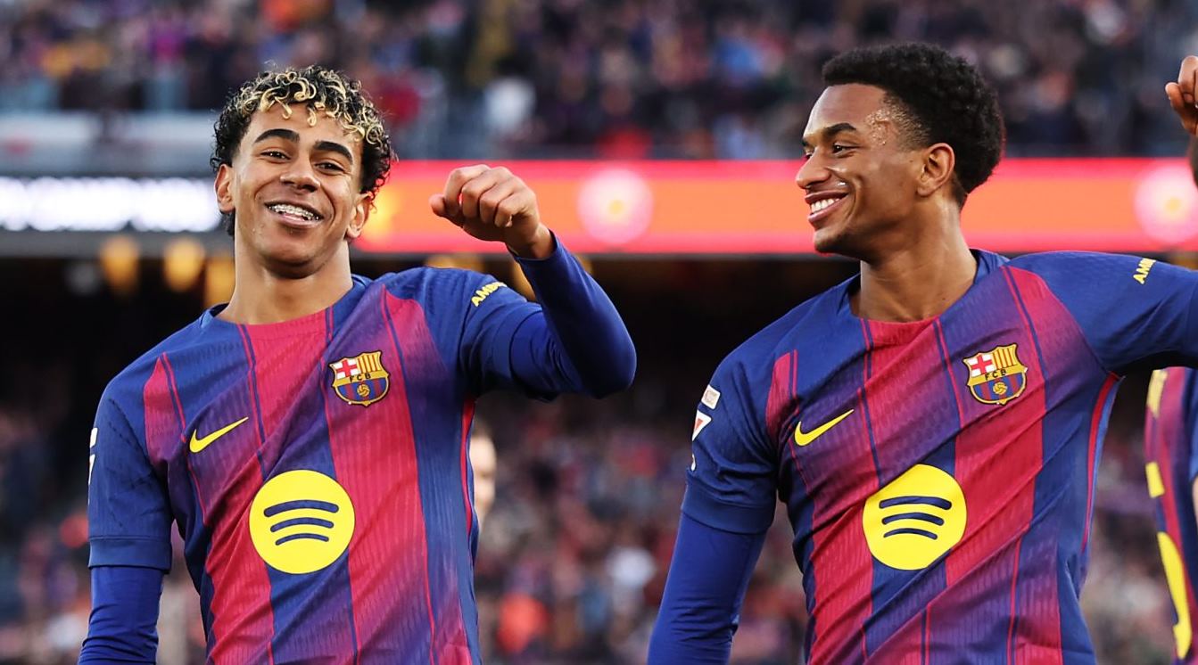 Lewandowski, Yamal, dan Bernal Bawa Barcelona Menang Telak atas Los Bermellones