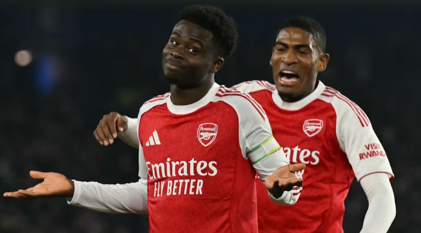 Arsenal Menang Tipis atas The Seagulls, Gol Bukayo Saka di Menit ke-79 Jadi Penentu