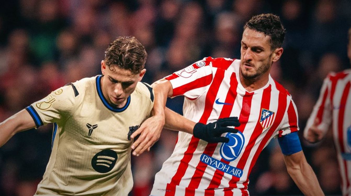 Atletico Madrid Menang Telak 4-0 Atas Blaugrana di Leg Pertama Semifinal Copa del Rey