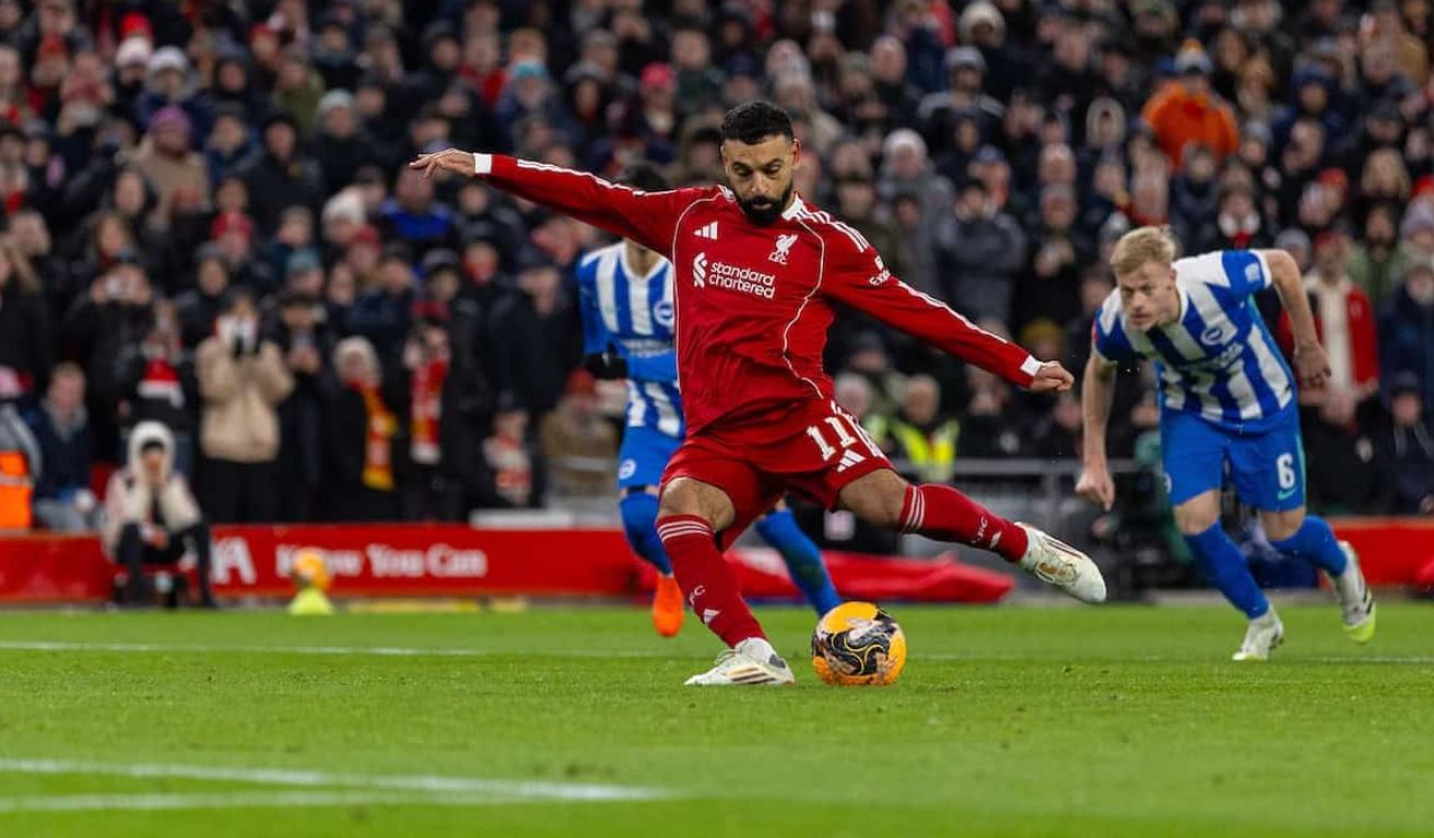 Liverpool ke Putaran Kelima Piala FA Usai Kalahkan The Seagulls 3-0, Mohamed Salah Bersinar